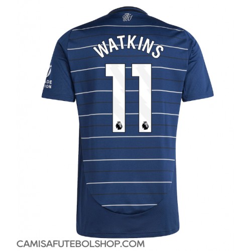 Camisa de time de futebol Aston Villa Ollie Watkins #11 Replicas 3º Equipamento 2024-25 Manga Curta